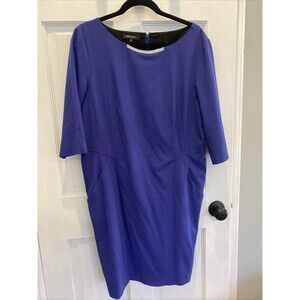 Lafayette 148 new york dress Blue Size 14 Business Quiet Luxury